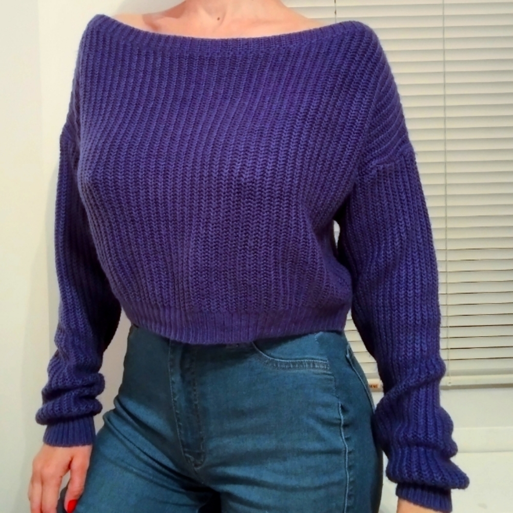 Gorgeous Women's purple sweater